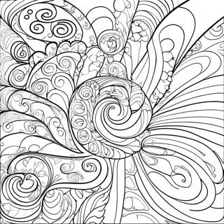 Colorful Swirl Marble Coloring Page 33254-26336