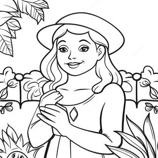 Mary Jane Coloring Pages