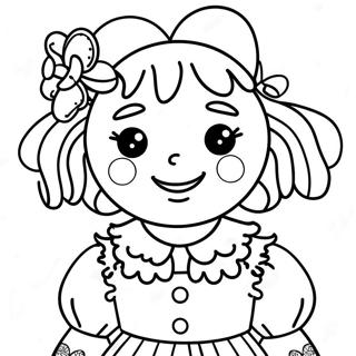 Raggedy Ann Boyama Sayfası 33273-58829