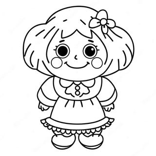 Raggedy Ann Página Para Colorir 33273-58830