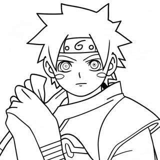 Minato Met Rasengan Kleurplaat 33284-26320