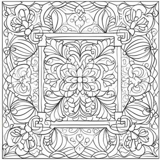 Quilt Patterns Coloring Pages