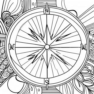 Compass Coloring Page 33323-26338