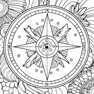 Compass Coloring Page 33323-26339