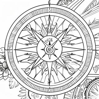 Compass Coloring Page 33323-26340