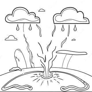 Water Cycle Coloring Pages