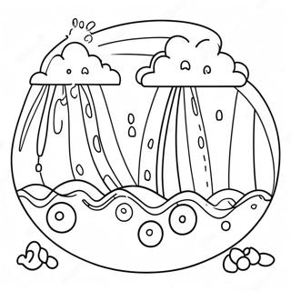 Vandcyklus Diagram Farvelægningsside 33363-26367