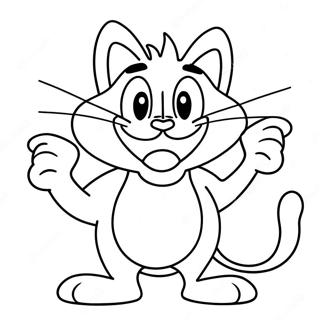 Funny Sylvester The Cat Coloring Page 33374-26448