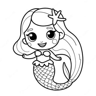 Lol Mermaid Coloring Page 33393-26390