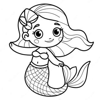 Lol Mermaid Coloring Page 33393-26391