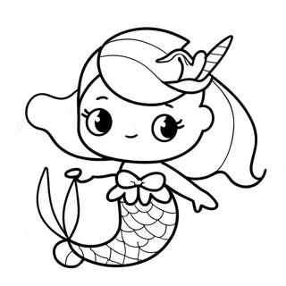 Lol Mermaid Coloring Page 33393-26392