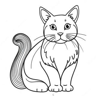 Calico Cat Coloring Page 33463-26451