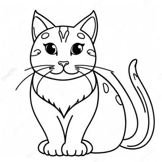 Calico Cat Coloring Page 33463-26452