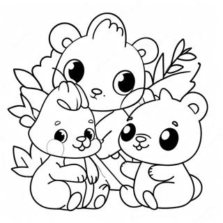 Adorable Animals Coloring Page 33504-26492