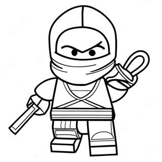 Cole Ninjago In Action Coloring Page 33524-26527