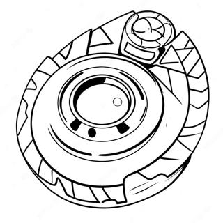 Spryzen Beyblade Coloring Pages