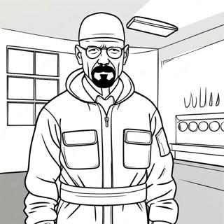 Walter White Im Gefahrgutanzug Ausmalbild 33574-26563