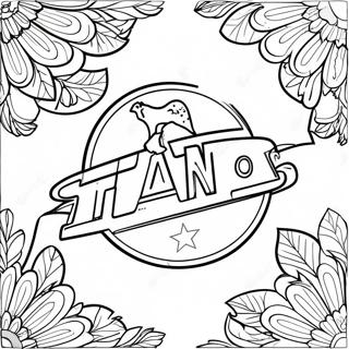 Pagina Da Colorare Del Logo Dei Tennessee Titans 33603-26581