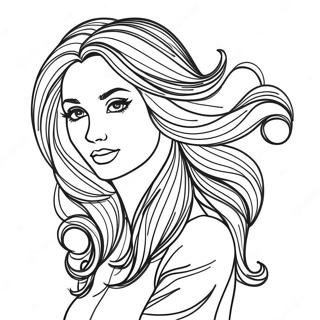 Realistic Hair Coloring Page 33613-26574