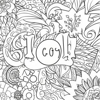 Inappropriate Swear Word For Adults Coloring Pages