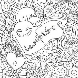 Inappropriate Swear Word For Adults Coloring Pages