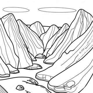 Geology Coloring Pages