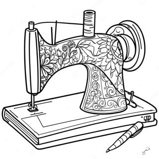 Sewing Coloring Page 33693-26634