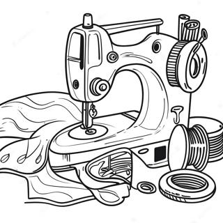 Sewing Coloring Page 33693-26636