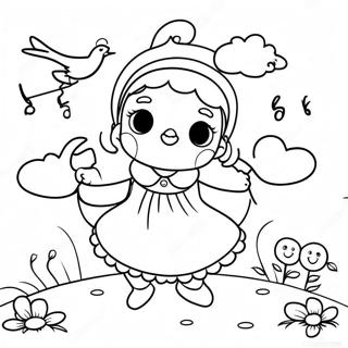 Nursery Rhyme Coloring Page 33703-26655