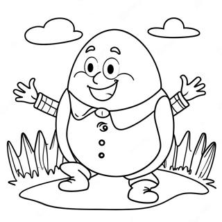 Colorful Humpty Dumpty Coloring Page 33704-26658