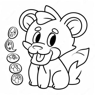 Mangle Coloring Pages