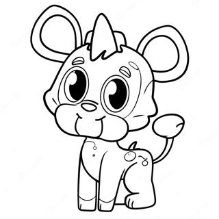 Mangle Character Coloring Page 33723-26666