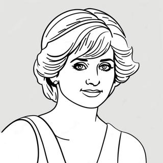 Princess Diana Coloring Page 33743-26677