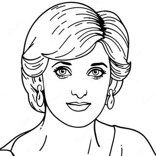 Princess Diana Coloring Page 33743-26678