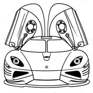 หน้าระบายสี Koenigsegg 33753-26706