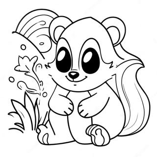 Skunk Coloring Page 33803-26724