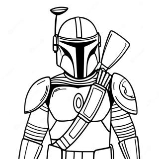 Mandalorian Coloring Page 33823-26739