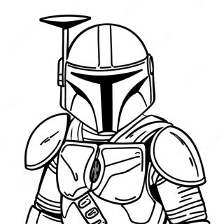 Mandalorian Coloring Page 33823-26740