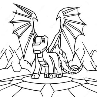 Minecraft Ender Dragon Coloring Page 33863-26766