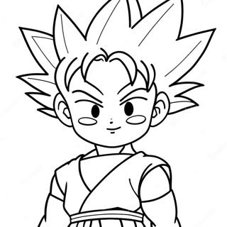 Página Para Colorear De Goten 33873-26803