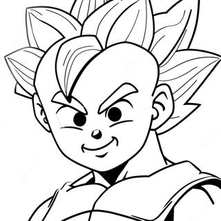 Página Para Colorear De Goten En Forma De Super Saiyan 33874-26790