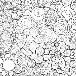 Polka Dot Patterns Coloring Page 33903-26805