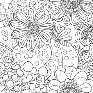 Polka Dot Patterns Coloring Page 33903-26808