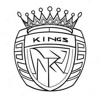 Sacramento Kings Logosu Boyama Sayfası 33913-26817