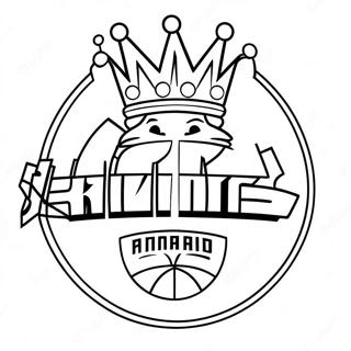 Sacramento Kings Logosu Boyama Sayfası 33913-26820