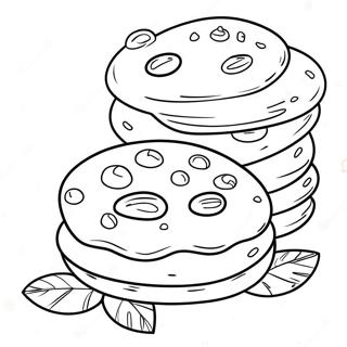 Chocolate Chip Cookie Coloring Pages