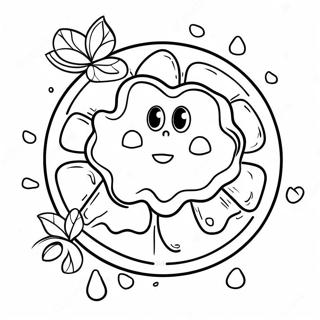 Waffle Coloring Pages