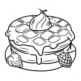 Waffle Coloring Page 33963-26855