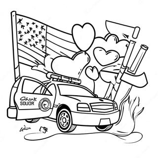 Thank You First Responders Coloring Page 33983-26897