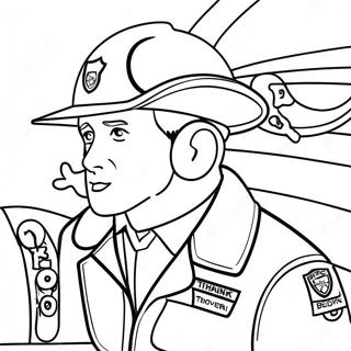 Thank You First Responders Coloring Page 33983-26898